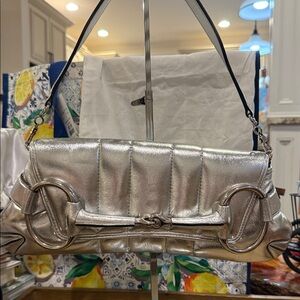 Silver Designer Women's Bag